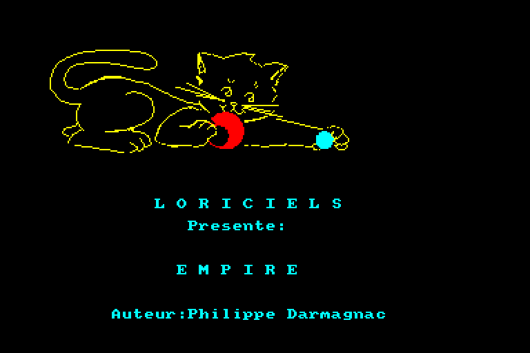 screenshot du jeu Amstrad CPC Empire
