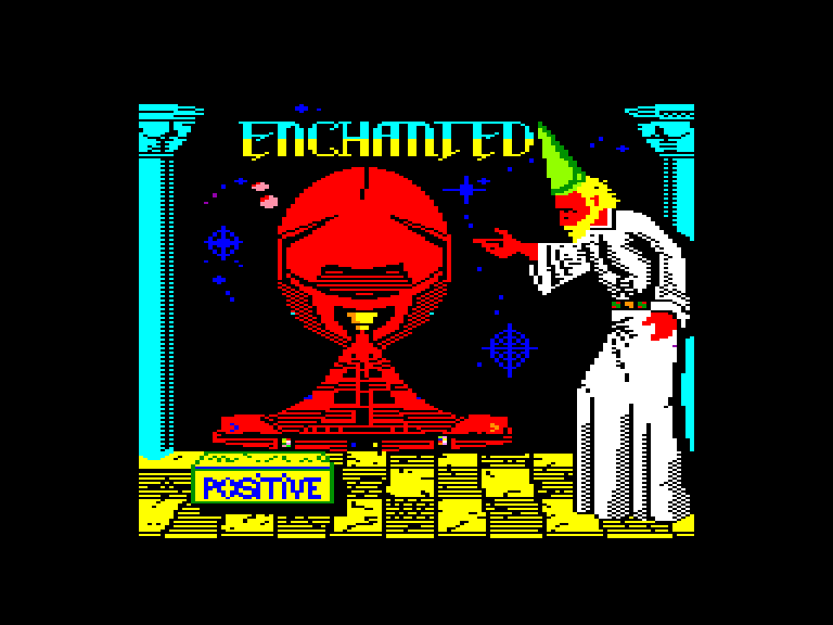 screenshot of the Amstrad CPC game Enchanted
