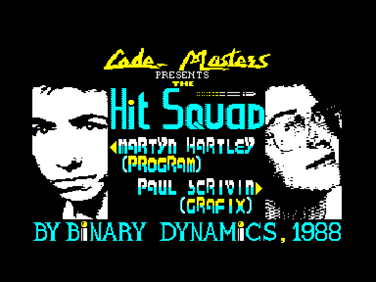 screenshot du jeu Amstrad CPC Hit squad (the)