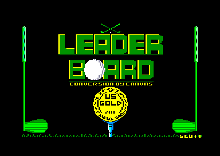 screenshot du jeu Amstrad CPC Leader Board
