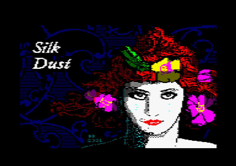 Silk Dust par Davide Bucci, écran de chargement