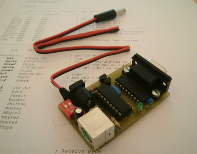 AMX compatible mouse adaptater