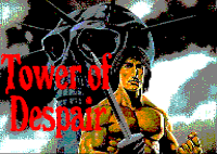 Tower of Despair par MiguelSky (ESP Soft) pour Amstrad CPC, jeu d'aventure texte
