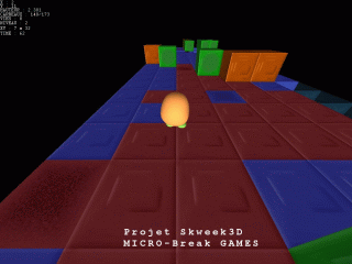 a remake of the skweek game in 3D