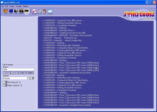 SymStudio compiling
