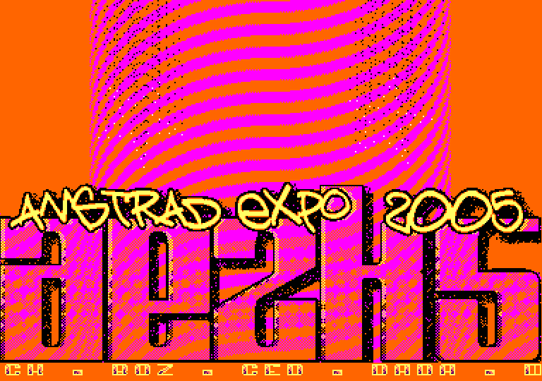 image 1 of the Amstrad Expo 2005 demo