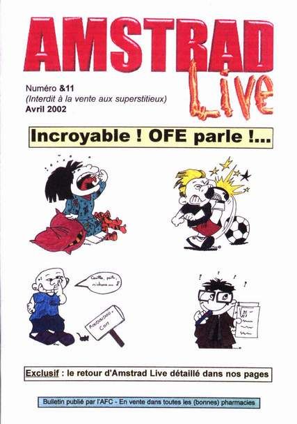 le fanzine Amstrad Live numro 17