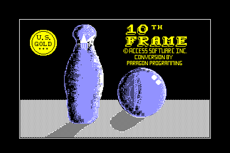 screenshot of the Amstrad CPC game 10th frame by GameBase CPC