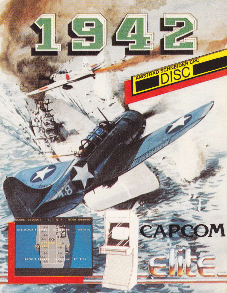 screenshot of the Amstrad CPC game 1942 by GameBase CPC