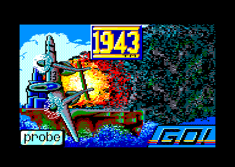 screenshot of the Amstrad CPC game 1943 by GameBase CPC