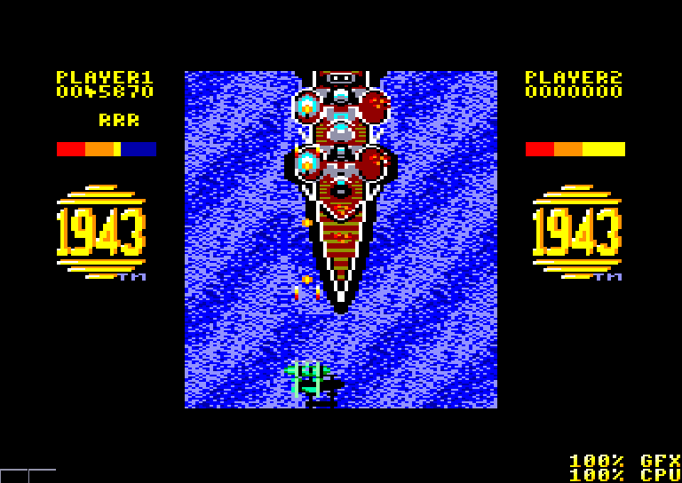 screenshot of the Amstrad CPC game 1943 by GameBase CPC