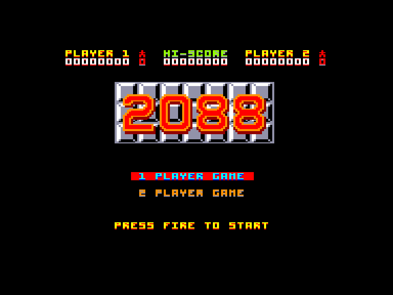 screenshot of the Amstrad CPC game 2088 by GameBase CPC