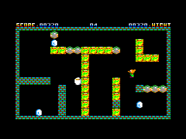 screenshot of the Amstrad CPC game 3 Oeufs by GameBase CPC