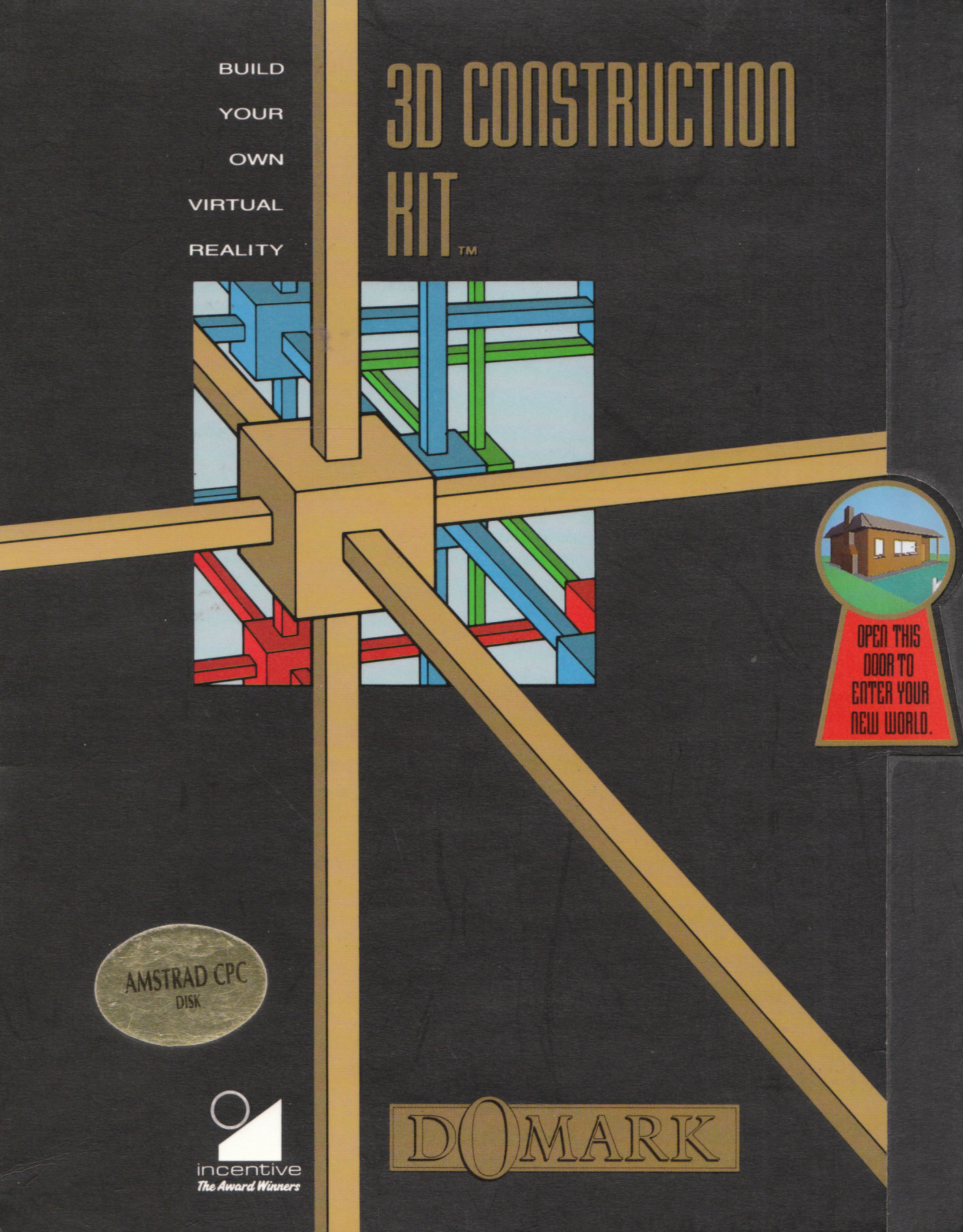 screenshot of the Amstrad CPC game 3D Construction Kit by GameBase CPC