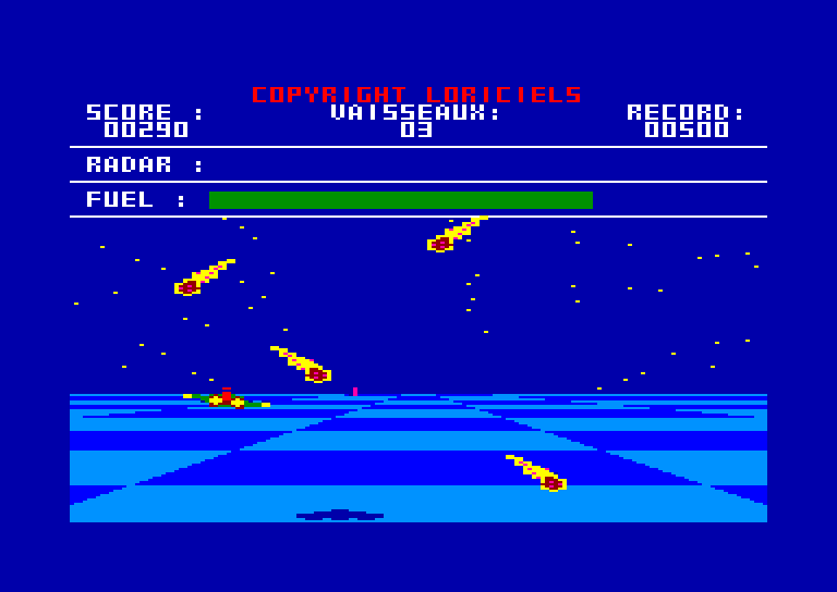 screenshot of the Amstrad CPC game 3D Fight by GameBase CPC