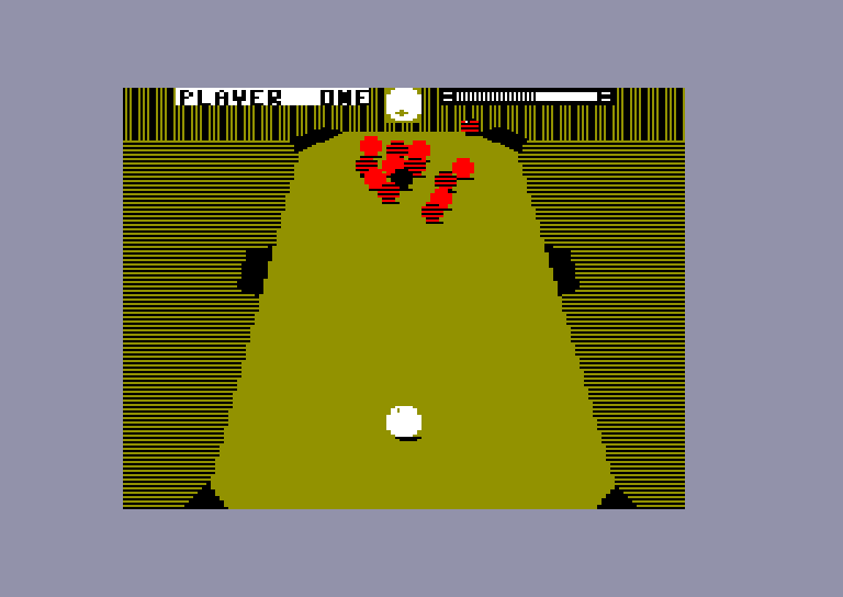 screenshot of the Amstrad CPC game 3D Pool by GameBase CPC