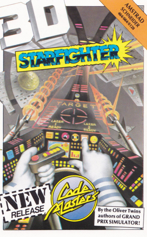 screenshot of the Amstrad CPC game 3D Starfighter by GameBase CPC