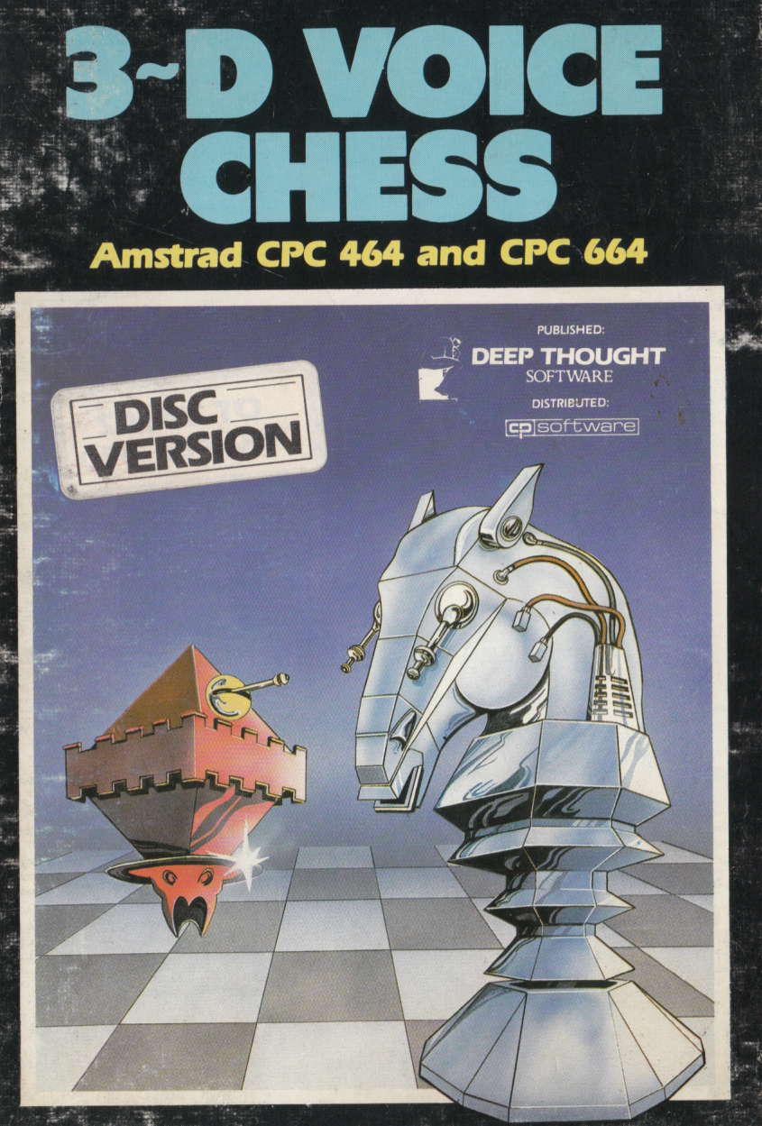 screenshot of the Amstrad CPC game 3D Voice Chess by GameBase CPC