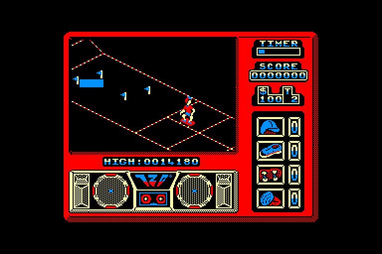 screenshot of the Amstrad CPC game 720 by GameBase CPC