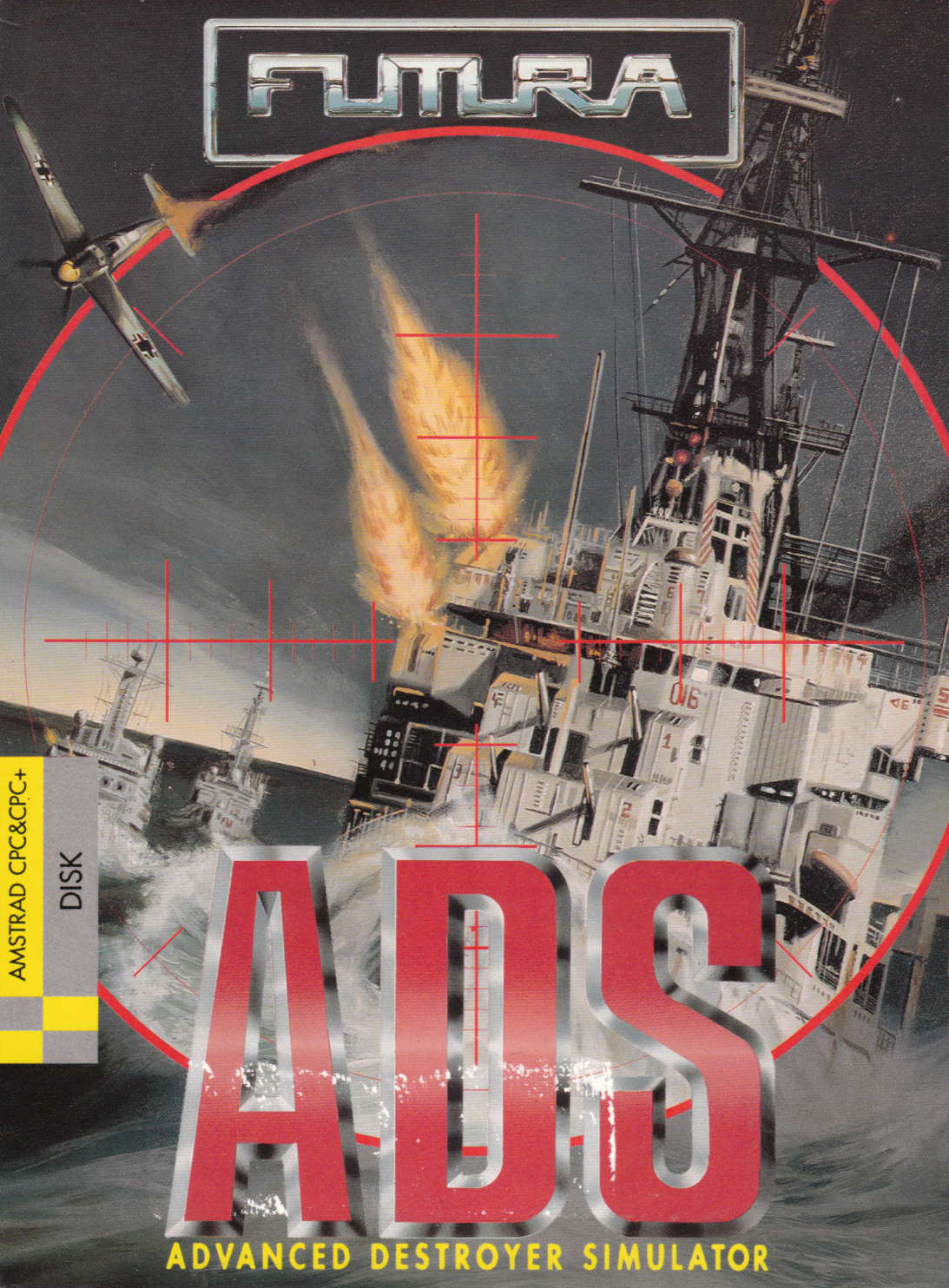 cover of the Amstrad CPC game A.D.S. - Advanced Destroyer Simulator  by GameBase CPC