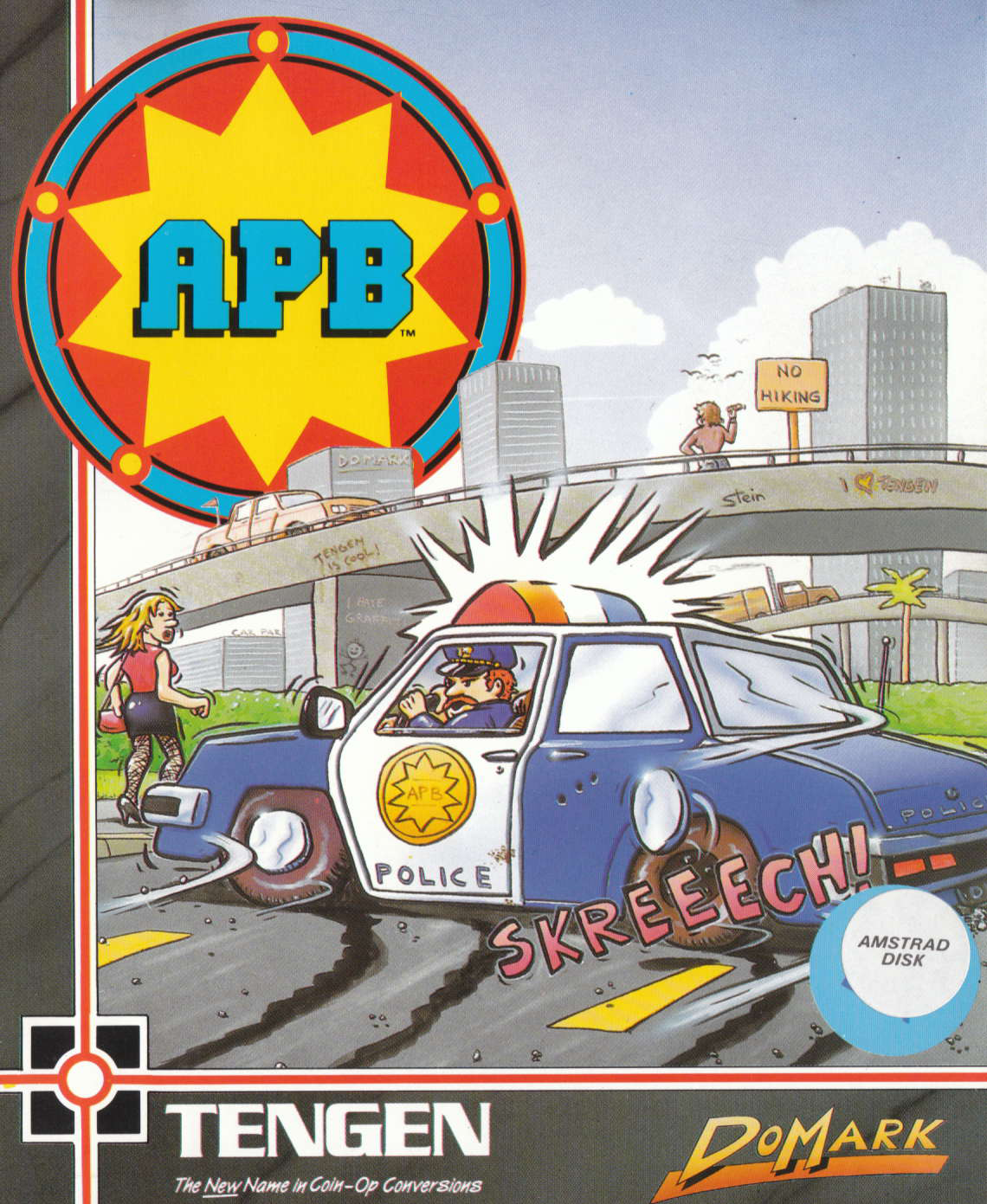 screenshot of the Amstrad CPC game A.P.B. by GameBase CPC
