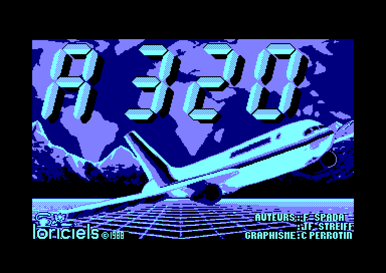 screenshot of the Amstrad CPC game A 320 by GameBase CPC