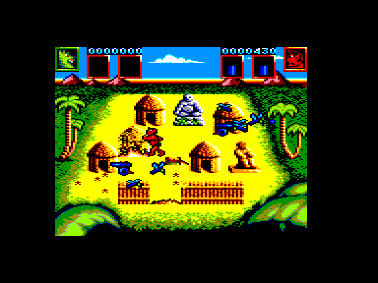 screenshot of the Amstrad CPC game Aaargh ! by GameBase CPC