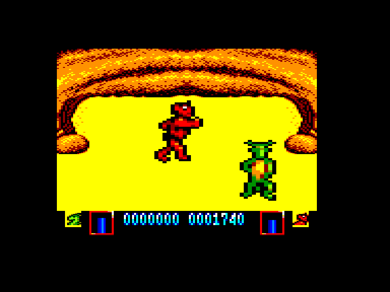 screenshot of the Amstrad CPC game Aaargh ! by GameBase CPC