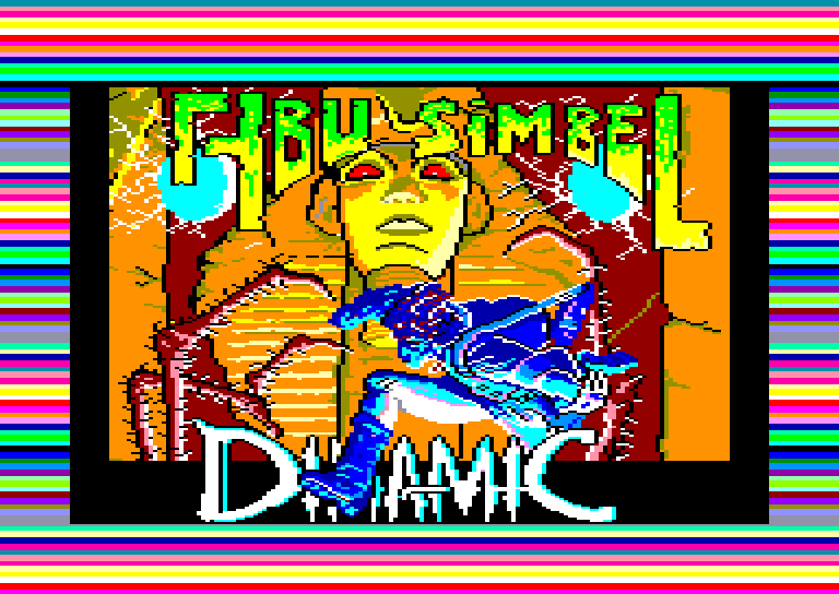 screenshot of the Amstrad CPC game Abu Simbel Profanation by GameBase CPC
