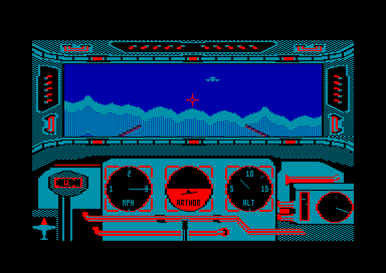 screenshot of the Amstrad CPC game Ace of aces by GameBase CPC