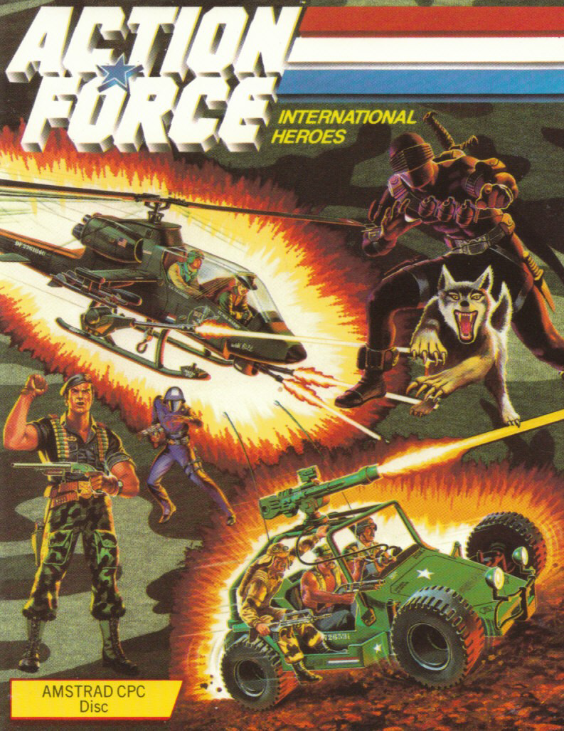 cover of the Amstrad CPC game Action Force  by GameBase CPC