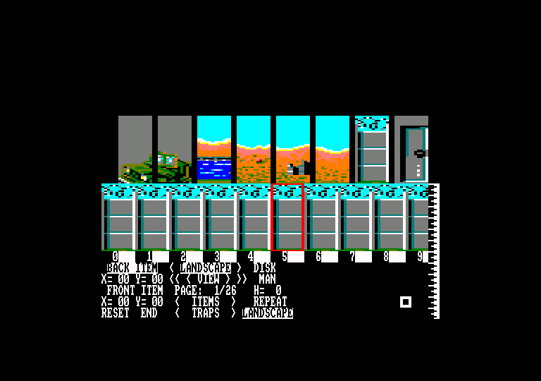 screenshot of the Amstrad CPC game Action Service by GameBase CPC