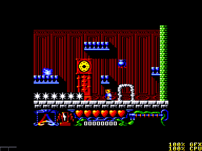 screenshot of the Amstrad CPC game Addams Family (the) by GameBase CPC