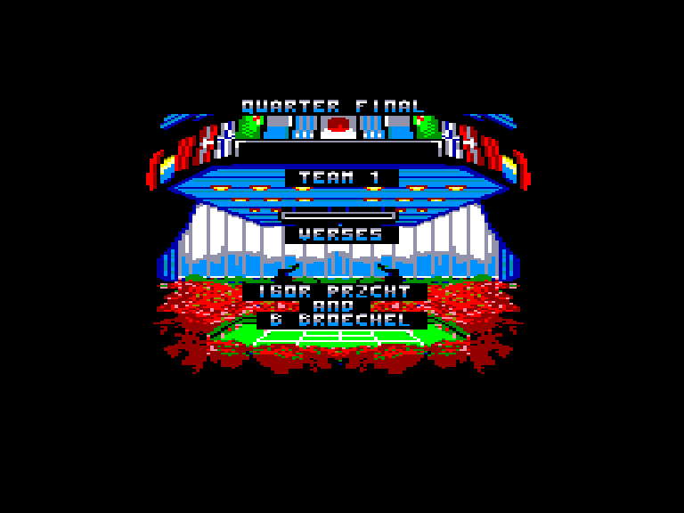 screenshot of the Amstrad CPC game Adidas championship tie-break by GameBase CPC