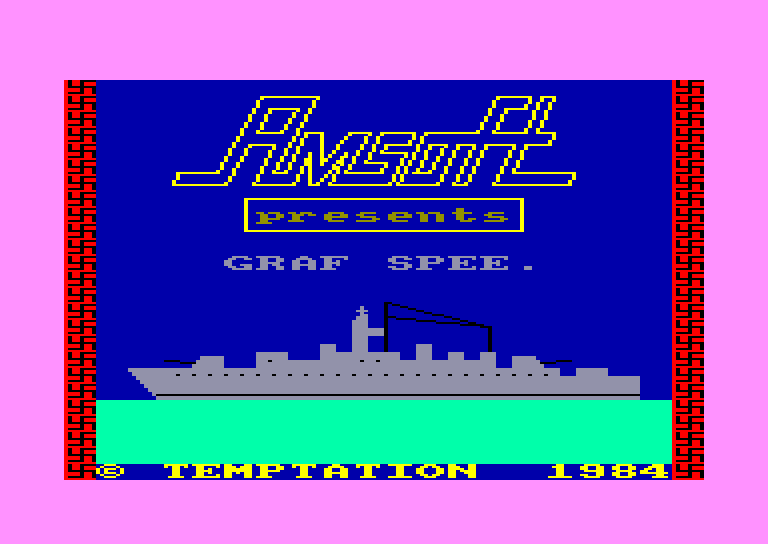 screenshot du jeu Amstrad CPC Admiral Graf Spee