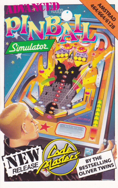 screenshot of the Amstrad CPC game Advanced pinball simulator by GameBase CPC