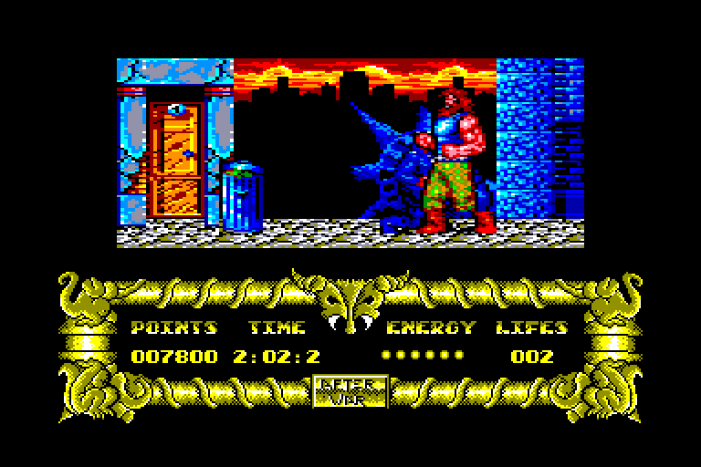 screenshot of the Amstrad CPC game After the War by GameBase CPC