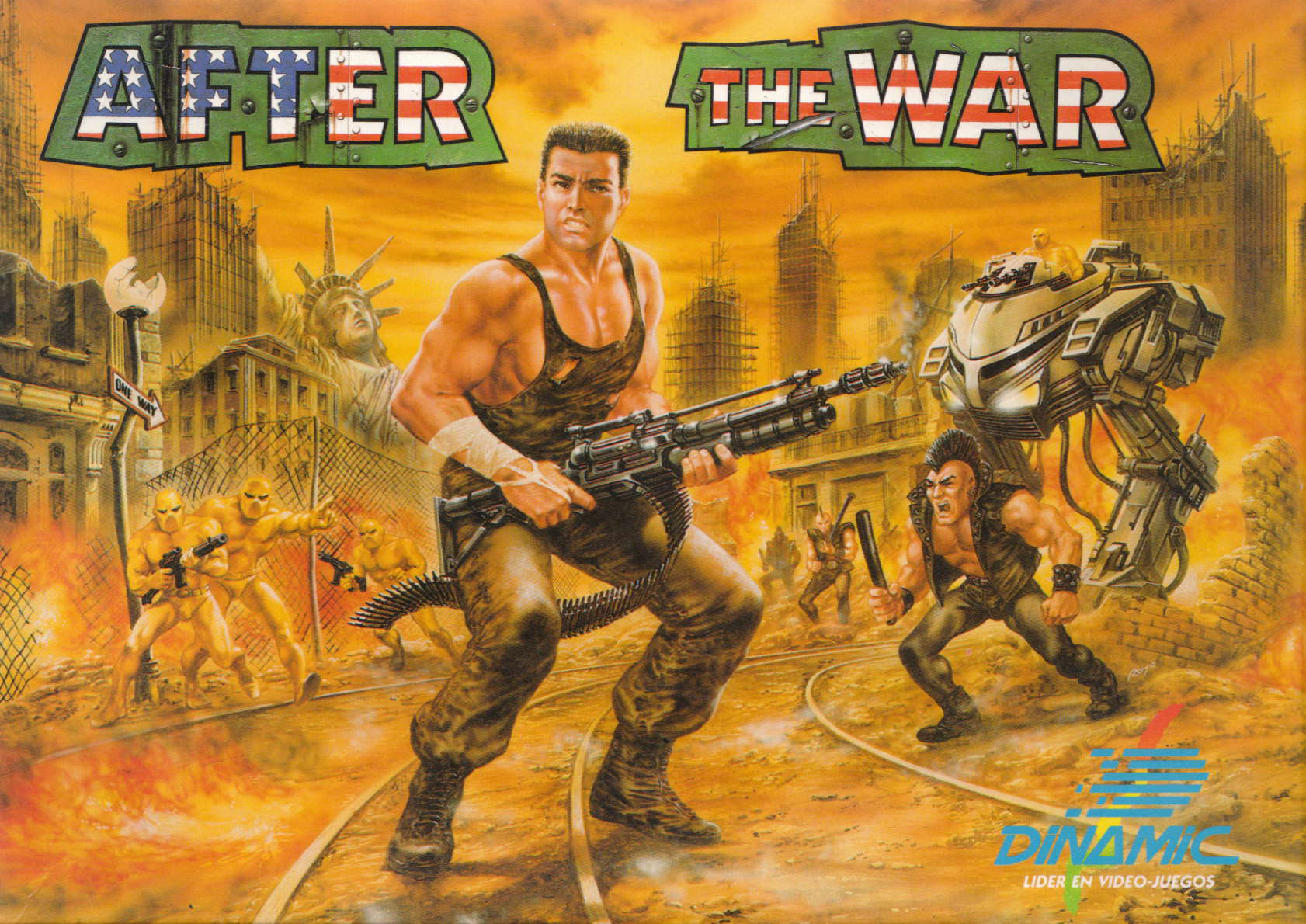 screenshot of the Amstrad CPC game After the War by GameBase CPC