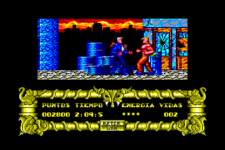 screenshot of the Amstrad CPC game After the War by GameBase CPC