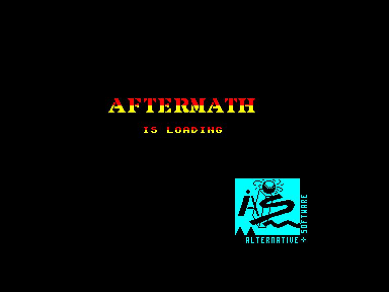 screenshot of the Amstrad CPC game Aftermath by GameBase CPC