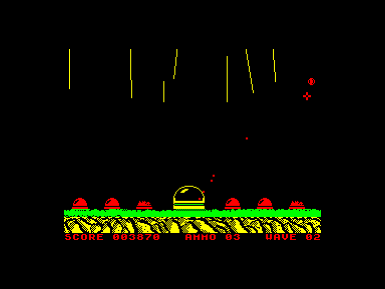 screenshot of the Amstrad CPC game Aftermath by GameBase CPC