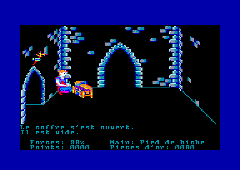 screenshot of the Amstrad CPC game Aigle d'Or (l') by GameBase CPC