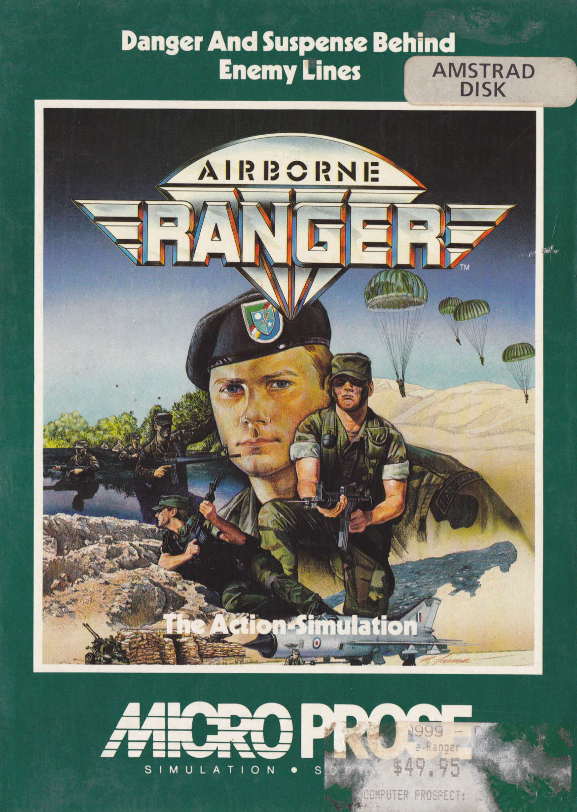 cover of the Amstrad CPC game Airborne Ranger  by GameBase CPC