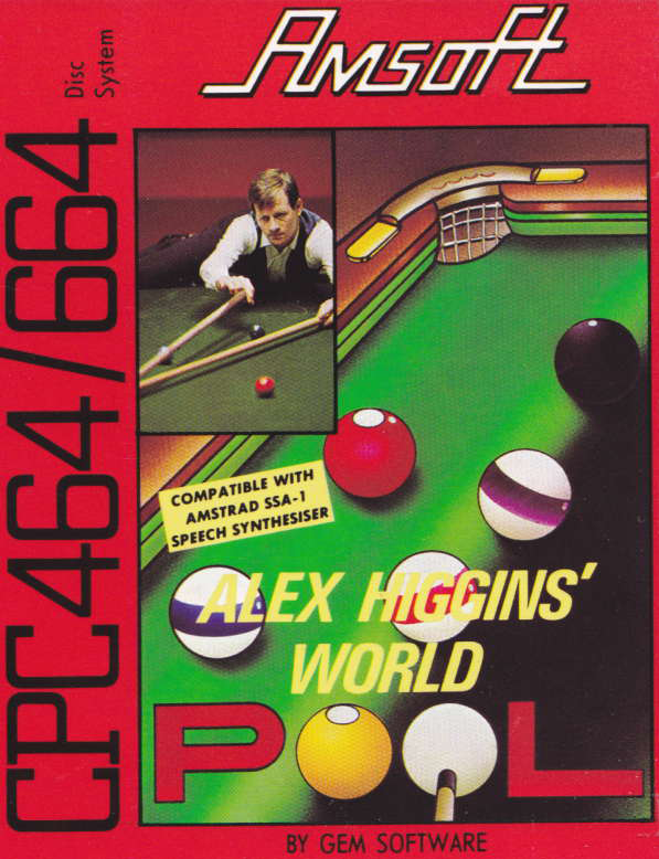 screenshot of the Amstrad CPC game Alex Higgins' World Pool by GameBase CPC