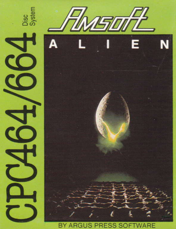 cover of the Amstrad CPC game Alien  by GameBase CPC