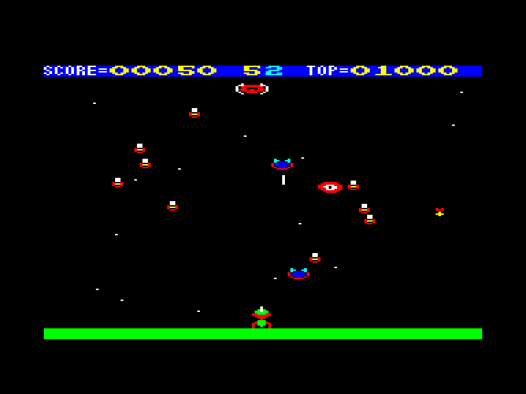 screenshot of the Amstrad CPC game Alien break-in by GameBase CPC