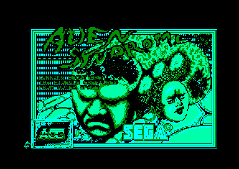 screenshot of the Amstrad CPC game Alien syndrome by GameBase CPC