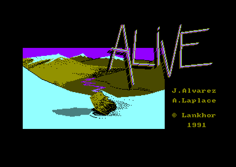 screenshot of the Amstrad CPC game Alive by GameBase CPC