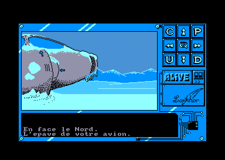 screenshot of the Amstrad CPC game Alive by GameBase CPC