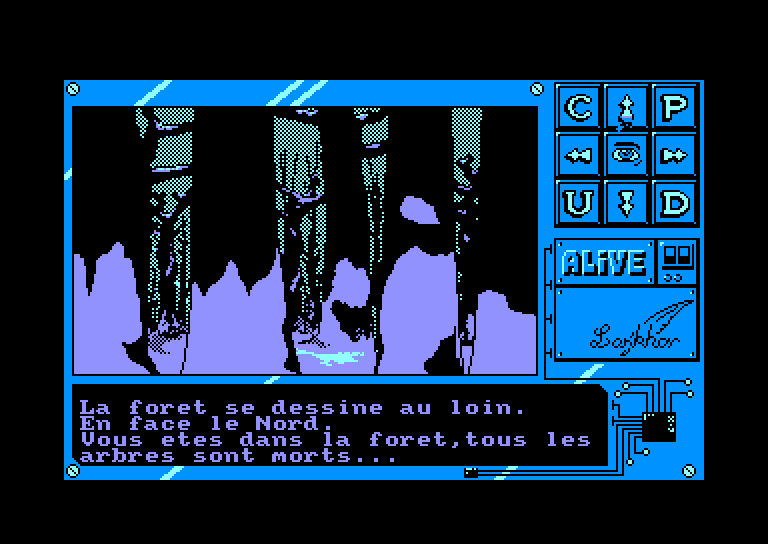 screenshot of the Amstrad CPC game Alive by GameBase CPC